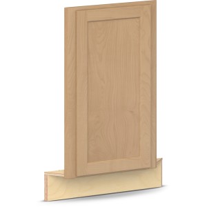 RELIABILT Parkstone II Corner Sink Front, Wheat Stained, 36" W, 1 Door, Fully Assembled - 641116 | Lowe's Pro Supply